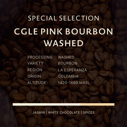Colombia｜CGLE Pink Bourbon Washed