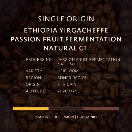 Ethiopia | Yirgacheffe Passion Fruit Fermentation Natural G1