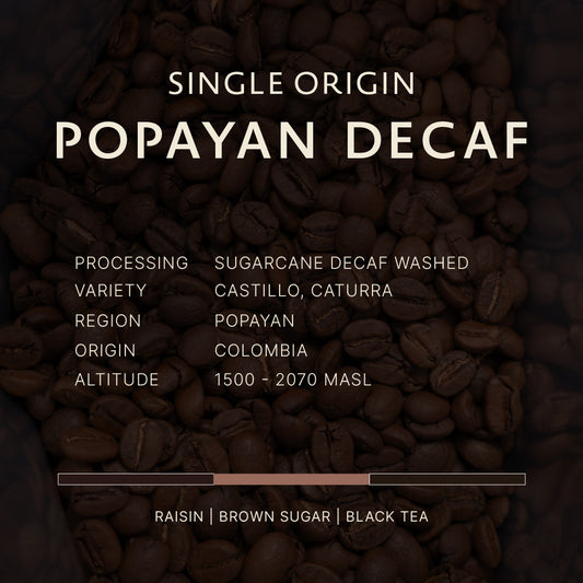 Colombia｜Popayan Decaf