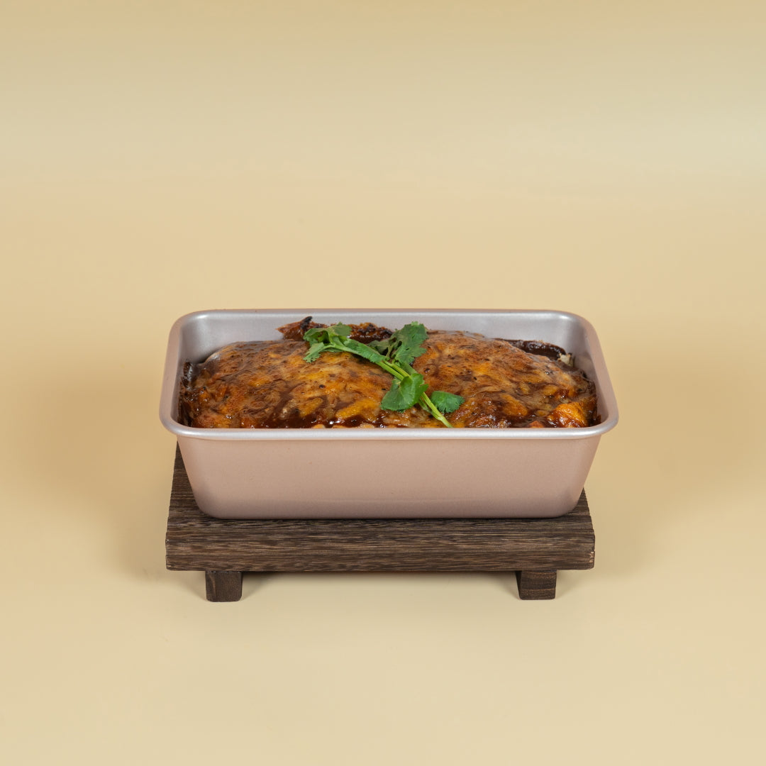 BAKED CHICKEN CHOP RICE IN BLACK PEPPER SAUCE| 招牌黑椒雞扒焗飯(3.5lb)