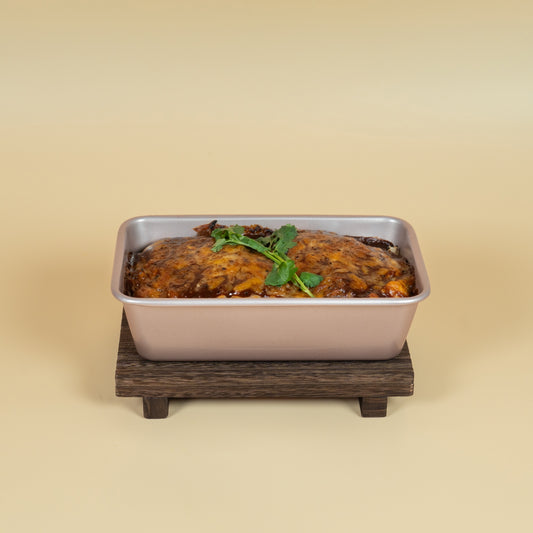 BAKED CHICKEN CHOP RICE IN BLACK PEPPER SAUCE| 招牌黑椒雞扒焗飯(3.5lb)