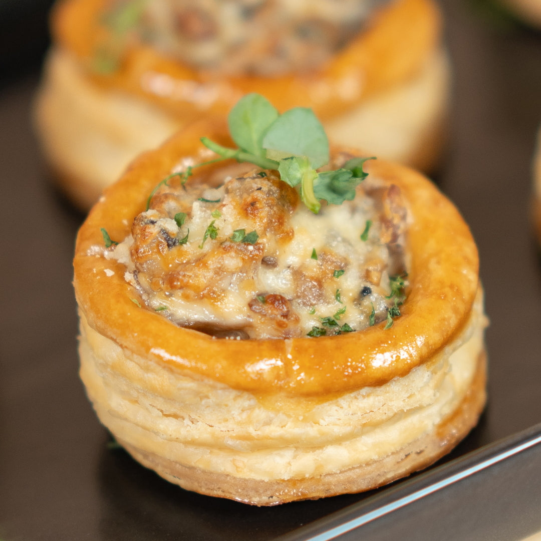MUSHROOM &CHEESE SAUCE VOU AU VENT | 蘑菇芝士酥盒(20pcs)